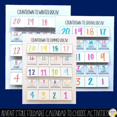 Holiday Break Countdown Bundle - 80 Seasonal School Counseling Activities